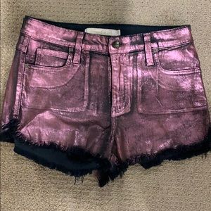 Frankie B Metallic Shorts